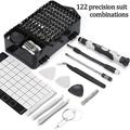 122-i-1 præcisionsskruetrækkersæt multifunktionsværktøj til reparation af elektronik og mobiltelefoner