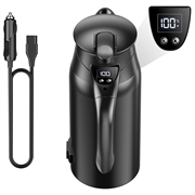 12V/24V elektrisk vandkoger til bilen med intelligent temperaturregulering - 800ml - sort