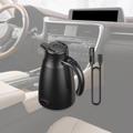 12V/24V elektrisk vandkoger til bilen med intelligent temperaturregulering - 1200ml - sort