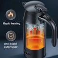 12V/24V elektrisk vandkoger til bilen med intelligent temperaturregulering - 800ml - sort