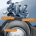 12V/24V elektrisk vandkoger til bilen med intelligent temperaturregulering - 800ml - sort