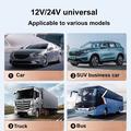 12V/24V elektrisk vandkoger til bilen med intelligent temperaturregulering - 800ml - sort