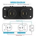 12V/24V dobbelt QC3.0 USB-oplader og cigarettænderstik til bil, båd og autocamper