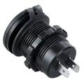 12V/24V USB-opladerstik med spændingsvisning til bil, båd, motorcykel og lastbil