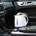 12V bærbar elektrisk vandkoger til bilen, 1l - hvid