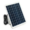 12W/18V solcelleoplader med 3m kabel til 12V–18V batterisystemer