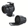 13-pol til 7-pol traileradapter 12V - 2 stk. - Sort