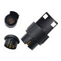 13-pol til 7-pol traileradapter 12V - 2 stk. - Sort