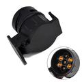 13-pol til 7-pol traileradapter 12V - 2 stk. - Sort