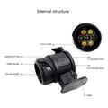 13-pol til 7-pol traileradapter 12V - 2 stk. - Sort