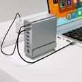 15-i-1 USB-C-dockingstation med stativ - grå
