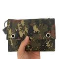 15W foldbar USB-soloplader/powerbank med 5 paneler - camouflage