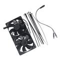 15W solcellepanel med dobbelt ventilator til kæledyrshus - IP68, 18V