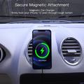 15W Trådløs Hurtig Oplader til Bil Ventilation til iPhone 12/13/14/15 - MagSafe Kompatibel