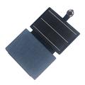 16W sammenklappelig solcelleoplader med 4 paneler og USB-A/USB-C-porte - Blå