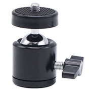 18" dæmpbar LED-ringlampe til skrivebord med tripod og telefonholder - sort