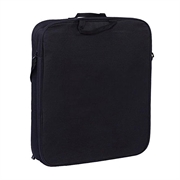 18" dæmpbar LED-ringlampe til skrivebord med tripod og telefonholder - sort