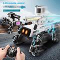 2.4G RC Stunt Bil / 8-hjulet transformerende off-road klatre- og driftskøretøj