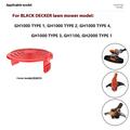 2 stk. Græstrimmer Trådspoledæksel RS0011 Til Black & Decker