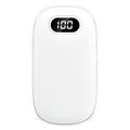 2-i-1 håndvarmer og powerbank 3600mAh - hvid