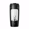 23652D Elektrisk proteinshakerflaske 700ml - sort