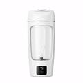 23652D Elektrisk proteinshakerflaske 700ml - hvid