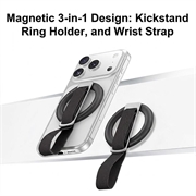 3-i-1 magnetisk telefonholder med ring