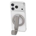 3-i-1 magnetisk telefonholder med ring - grå
