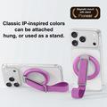 3-i-1 magnetisk telefonholder med ring - lilla