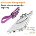3-i-1 magnetisk telefonholder med ring - lilla