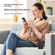 3-i-1 USB-C-opladerkabel 100W med nakkemassager