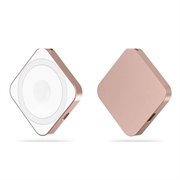 3 i 1 trådløs magnetisk oplader 15w hurtigoplader til Apple-enheder (Open Box - Bulk Tilfredsstillelse) - rosaguld