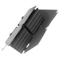 30W foldbar solcellelader med dobbelt USB- og DC-udgang - sort