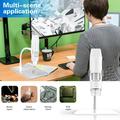 316-B digitalt WiFi-mikroskop med LED-belysning - 50X-1000X - hvid
