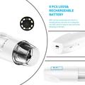 316-B digitalt WiFi-mikroskop med LED-belysning - 50X-1000X - hvid