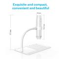 316-B digitalt WiFi-mikroskop med LED-belysning - 50X-1000X - hvid