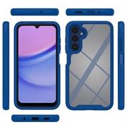 Samsung Galaxy A17 360 Beskyttelse Cover - Blå / Klar