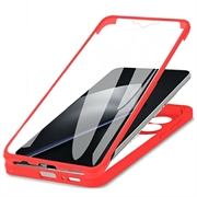 Xiaomi 15T Pro 360 Beskyttelse Cover - Rød / Klar