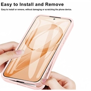 Xiaomi Redmi K90 Pro Max 360 Beskyttelse Cover - Pink / Klar