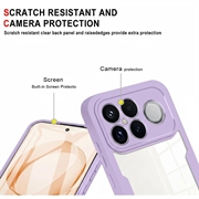 Xiaomi Redmi K90 Pro Max 360 Beskyttelse Cover - Lilla / Klar
