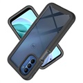 360 Beskyttelse Motorola Moto G51 5G Cover - Sort / Klar