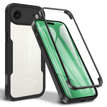 iPhone Air 360 Beskyttelse Cover - Sort / Klar