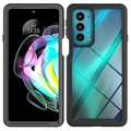 360 Beskyttelse Motorola Edge 20 Cover - Sort / Klar