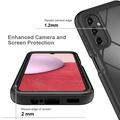 Samsung Galaxy A14 360 Beskyttelse Cover - Sort / Klar