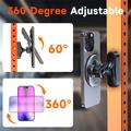 360° drejelig MagSafe-telefonholder til fitnesscentret og hjemmet - sort
