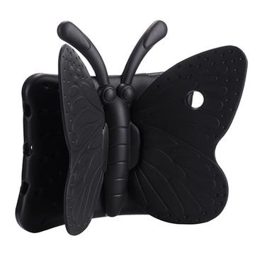 3D Butterfly Kids Shockproof EVA Kickstand Phone Case Phone Cover til iPad Pro 9.7 / Air 2 / Air - Sort