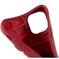 iPhone 11 Pro 3D Kubedesign Silikone Cover - Rød