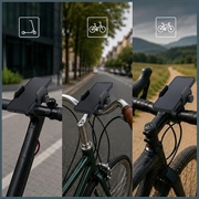 3MK BikeGrip universal-telefonholder til cykel - 4.7-7" - sort
