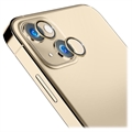 3MK Lens Protection Pro iPhone 14 Kamerabeskytter - Guld