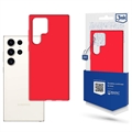 Samsung Galaxy S23 Ultra 5G 3MK Matt TPU Cover - Rød